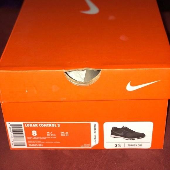 Nike Lunar Control 3 Men’s Golf Shoes Size 8 - Picture 7 of 7